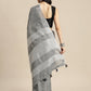 Anaita Grey Linen Saree With Blouse