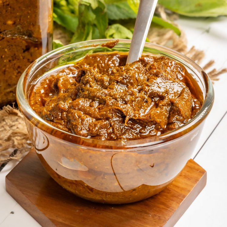 Priya Gongura Red Chilli Pickle Without Garlic | Swadesiicart