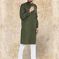 Even Apparels Pure Cotton Green Kurta - Green | Swadesiicart