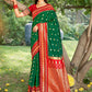 Shree Shyam Fashion Green Soft Silk Saree