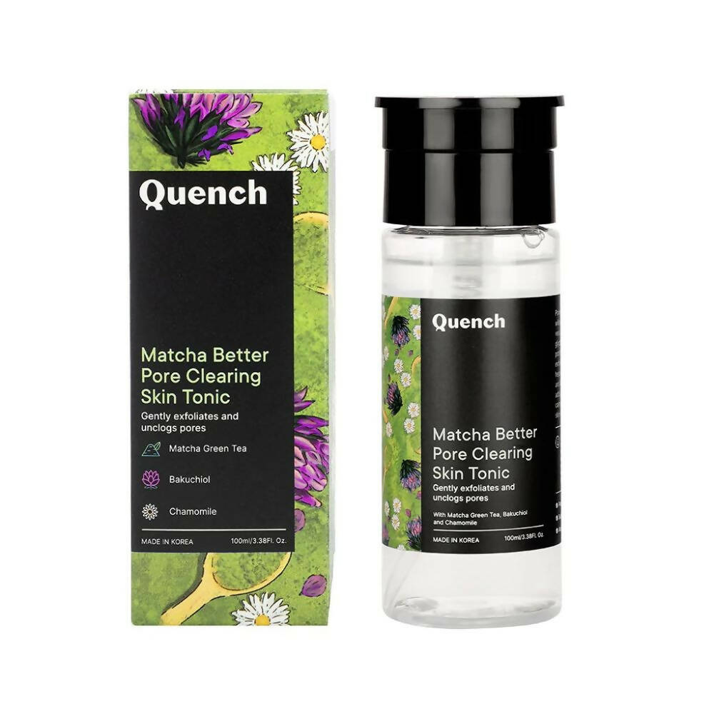 Quench Botanics Matcha Better Pore Clearing Skin Tonic - Korean Skincare | Swadesiicart