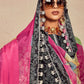 Muslin Cotton Digital Print & Embroidered Black Salwar Suit - Emponline | Swadesiicart