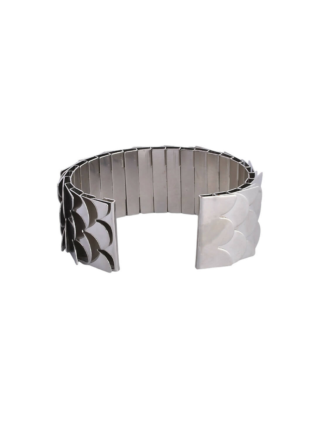 VOJ Women Silver Color stainless steel Bracelet - Swadesiicart