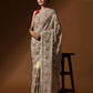 Vamsee Kamini Cream Georgette Saree - Swadesiicart