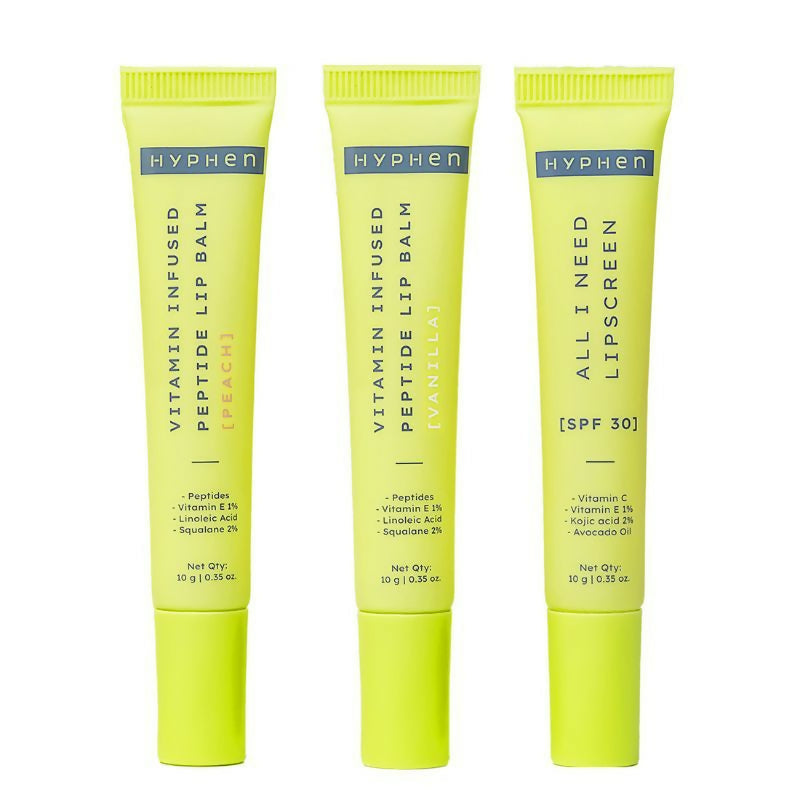 Hyphen By Kriti Sanon Juicy Lips Or Nothing Lip Care Combo For Dry & Chapped Lips, Hydrates & Moisturizes | Swadesiicart