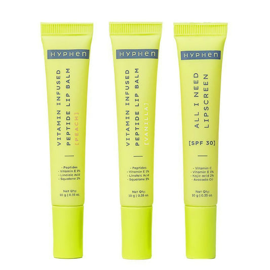 Hyphen By Kriti Sanon Juicy Lips Or Nothing Lip Care Combo For Dry & Chapped Lips, Hydrates & Moisturizes | Swadesiicart