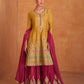 Anaita Mustard Embroidered Premium Salwar Suit