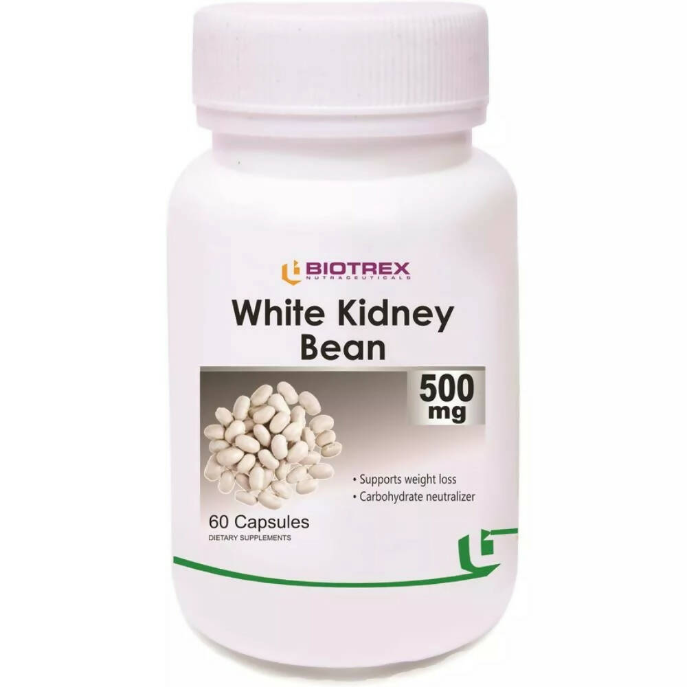 Biotrex White Kidney Bean Extract 500mg Capsules | Swadesiicart