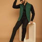 Even Apparels Pure Wool Nehru Jacket - Green | Swadesiicart