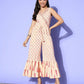 Ahalyaa Women's Traditional wear Jumpsuit - Beige | Swadesiicart