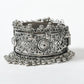 Mominos Fashion Joharkamal Oxidised Silver-Plated Ghungroo Handcraft Bracelet - Design 022 - Swadesiicart
