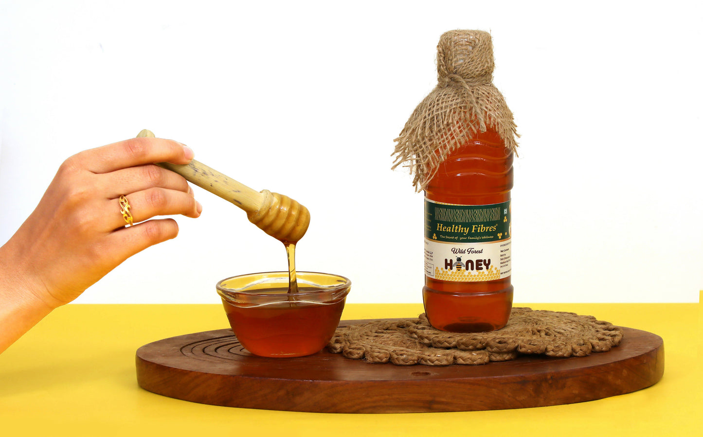 Healthy Fibres Wild Forest Honey - Swadesiicart