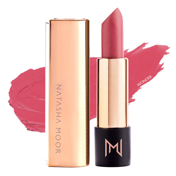 Natasha Moor Silk Suede Lipstick - Wonder - Swadesiicart