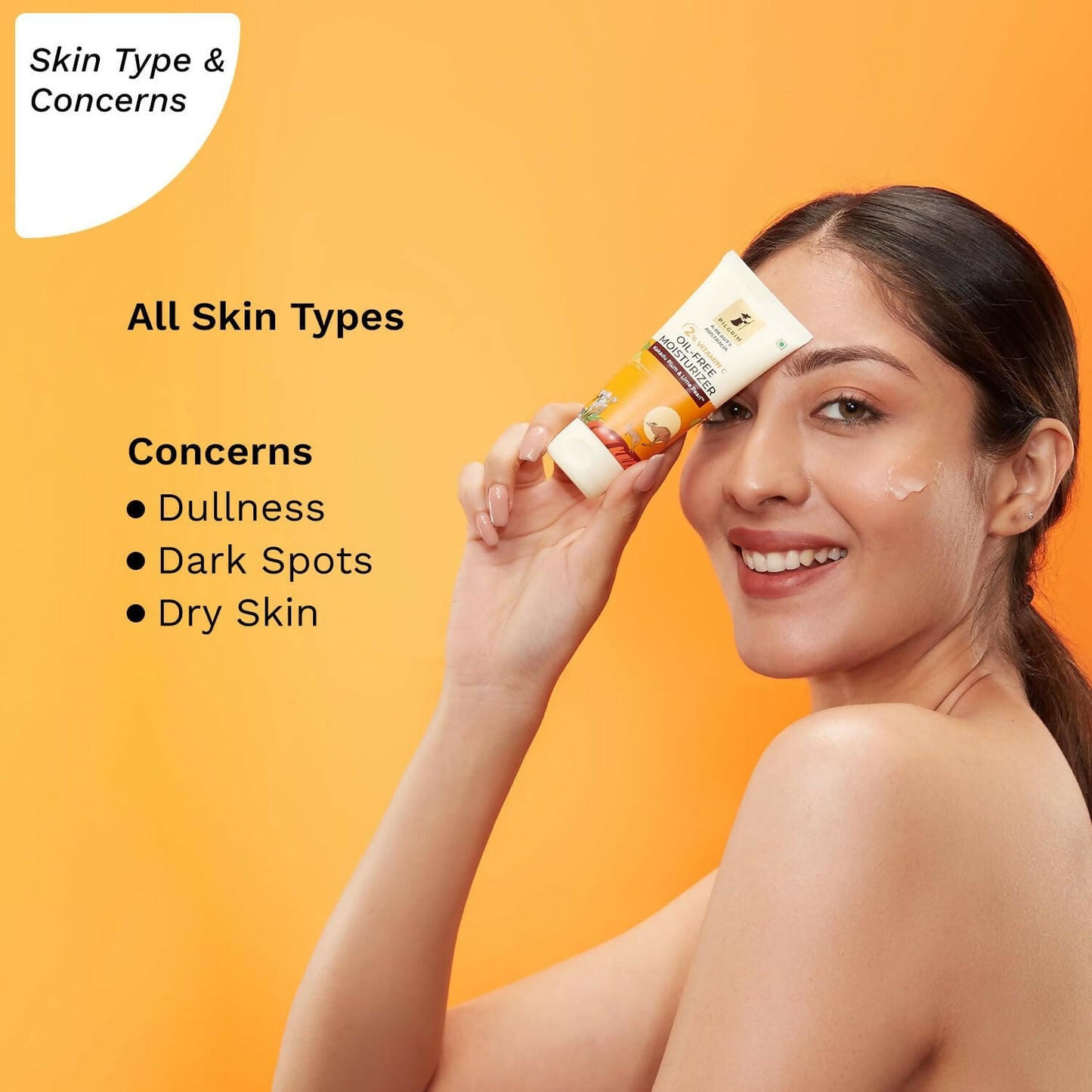 Pilgrim Australian 2% Vitamin C Oil free Moisturizer with Kakadu Plum & Lime Pearl For Oily & Acne Prone Skin - Swadesiicart