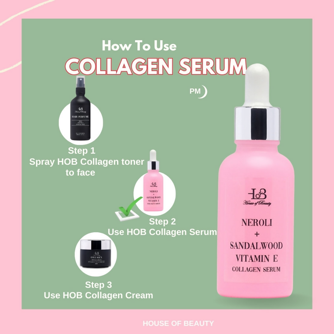 House of Beauty Collagen Serum With Vitamin E - Swadesiicart