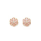 stone stud (peach) - Ruby Raang - Swadesiicart