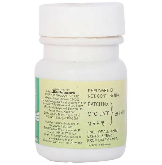 Baidyanath Jhansi Rheumartho With Salai Guggulu - Swadesiicart