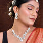 VOJ Women Silver Color stainless steel Jewellery Set - Swadesiicart