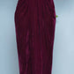 Joban Fashion Wine Hand Embellished Jacket with inner and skirt - Swadesiicart