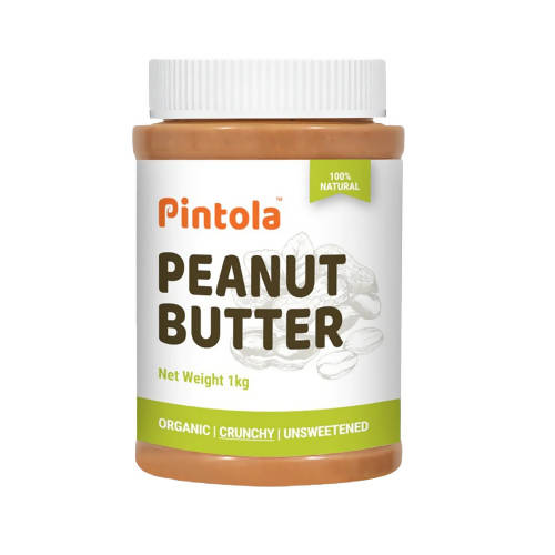 Pintola Organic Crunchy Peanut Butter - Swadesiicart