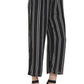 Asmaani Black Color Rayon Fabric Stripped Palazzo