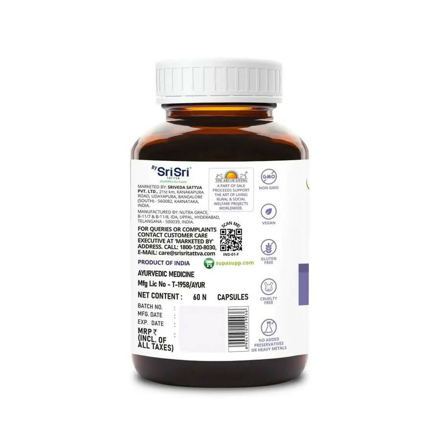 Sri Sri Tattva Supasupp Flaxseed Oil Capsules - Swadesiicart