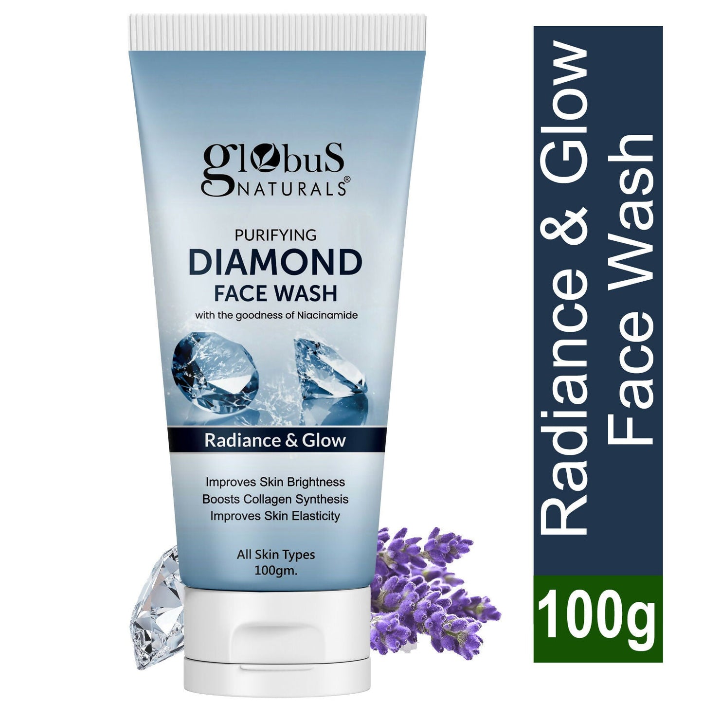 Globus Naturals Revival Diamond Face Wash, Suitable For All Skin Types | Swadesiicart
