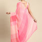 Ahalyaa Women's Traditional Semi Stitch Saree - Pink | Swadesiicart