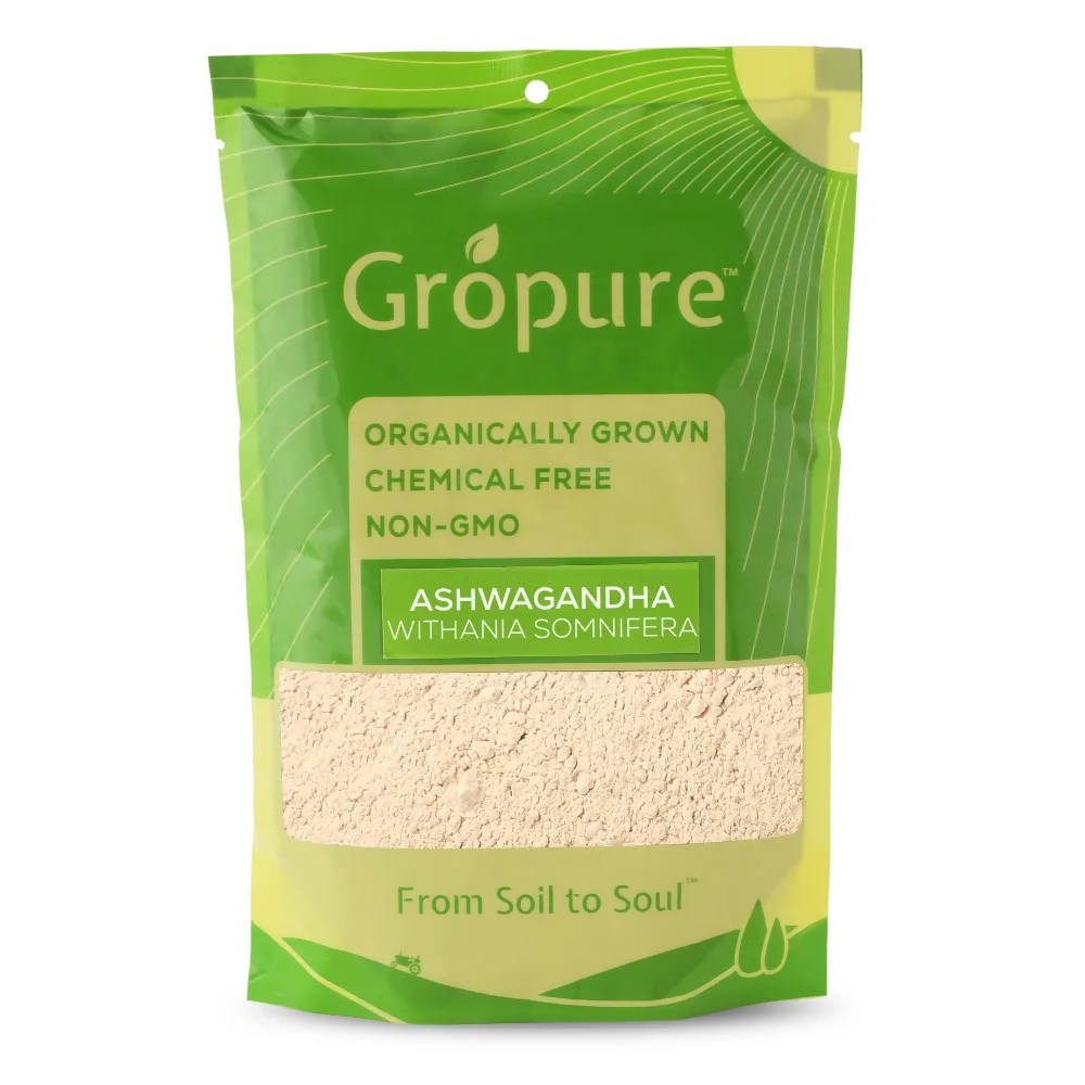 Gropure Organic Ashwagandha Powder | Swadesiicart