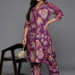 Ahalyaa Women's Traditional wear Kurta Set - Purple | Swadesiicart