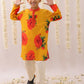 Lil Drama Genda Phool Mustard Kurta and White Pant Set for Boys | Swadesiicart
