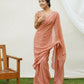 Vamsee Saraswati Orange Georgette Saree - Swadesiicart