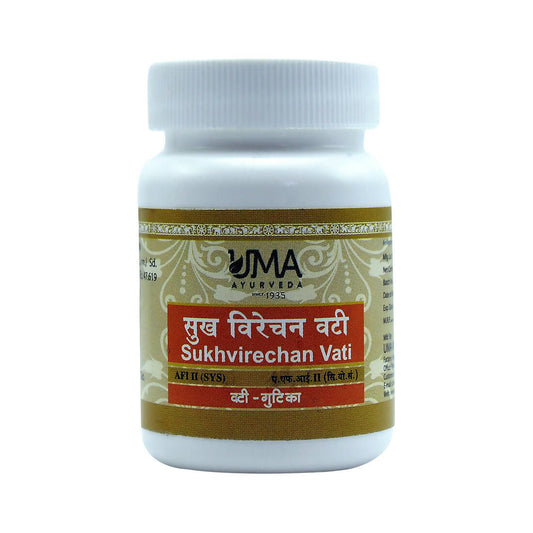 Uma Ayurveda Sukhvirechan Vati - Uma Ayurveda