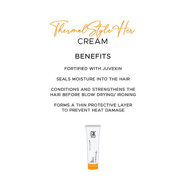 GK Hair Thermal Styler Cream For Heat Protection | Swadesiicart