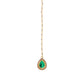 Ruby Raang Tear Drop Green Meenakari with Diamond Maang Tikka | Swadesiicart