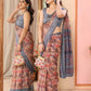 Partywear Designer Grey Kota Doriya Fancy Saree - Dyuti | Swadesiicart