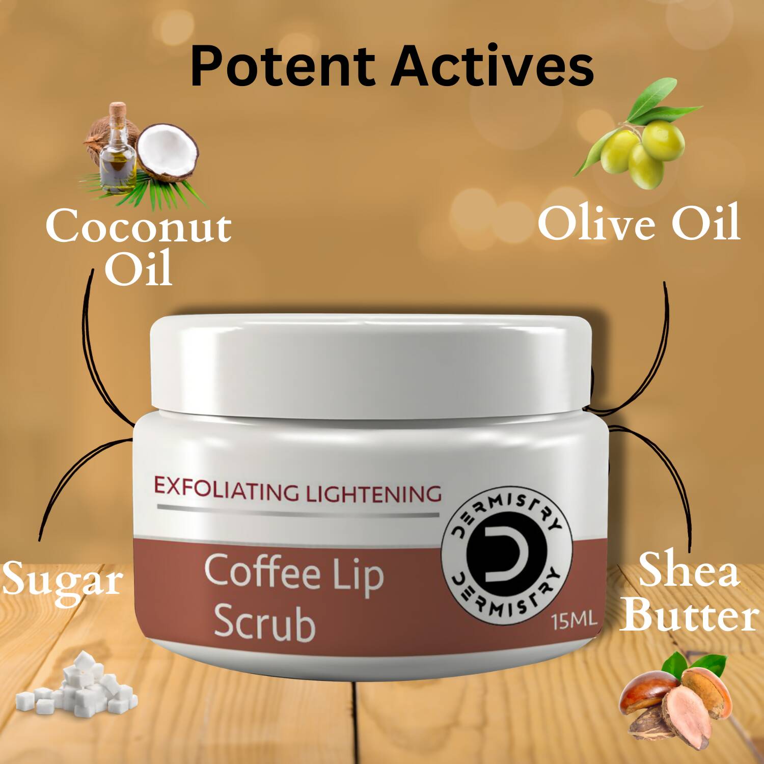 Dermistry Nourishing Lip Balm Strawberry & Coffee Lip Scrub - Swadesiicart