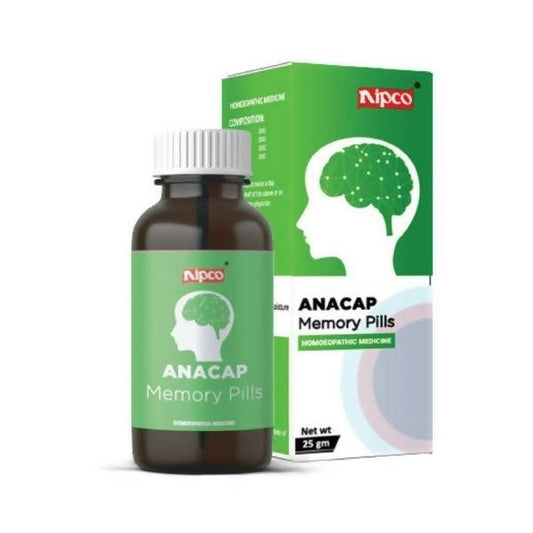 Nipco Homeopathy Anacap Memory Pills | Swadesiicart