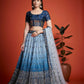 Jyoti Fashion Women's Blue Heavy Chinon Sequins Embroidered Designer Lehenga Choli Set | Swadesiicart