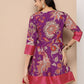 Ahalyaa Women's Traditional wear Tunic - Purple | Swadesiicart
