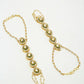 Kundan Hand Harness Set Of 2 - Ruby Raang - Swadesiicart