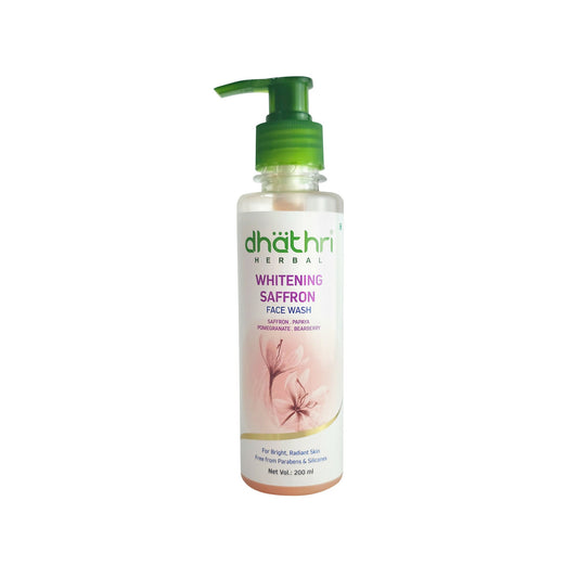 Dhathri Saffron Facewash To Reduce Blemishes & Enhance Glow - Dhathri Ayurveda