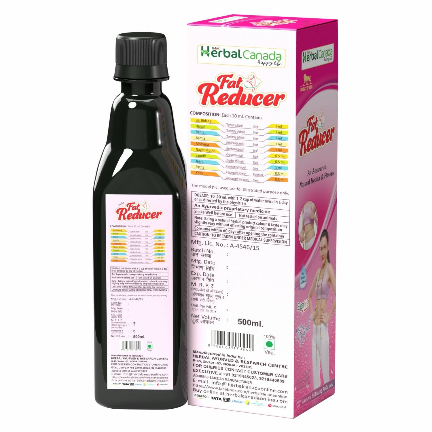 Herbal Canada Fat Reducer - Swadesiicart