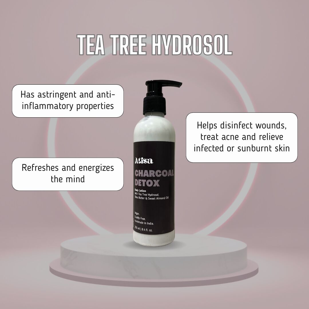 Atisa Charcoal Detox Body Lotion | Swadesiicart