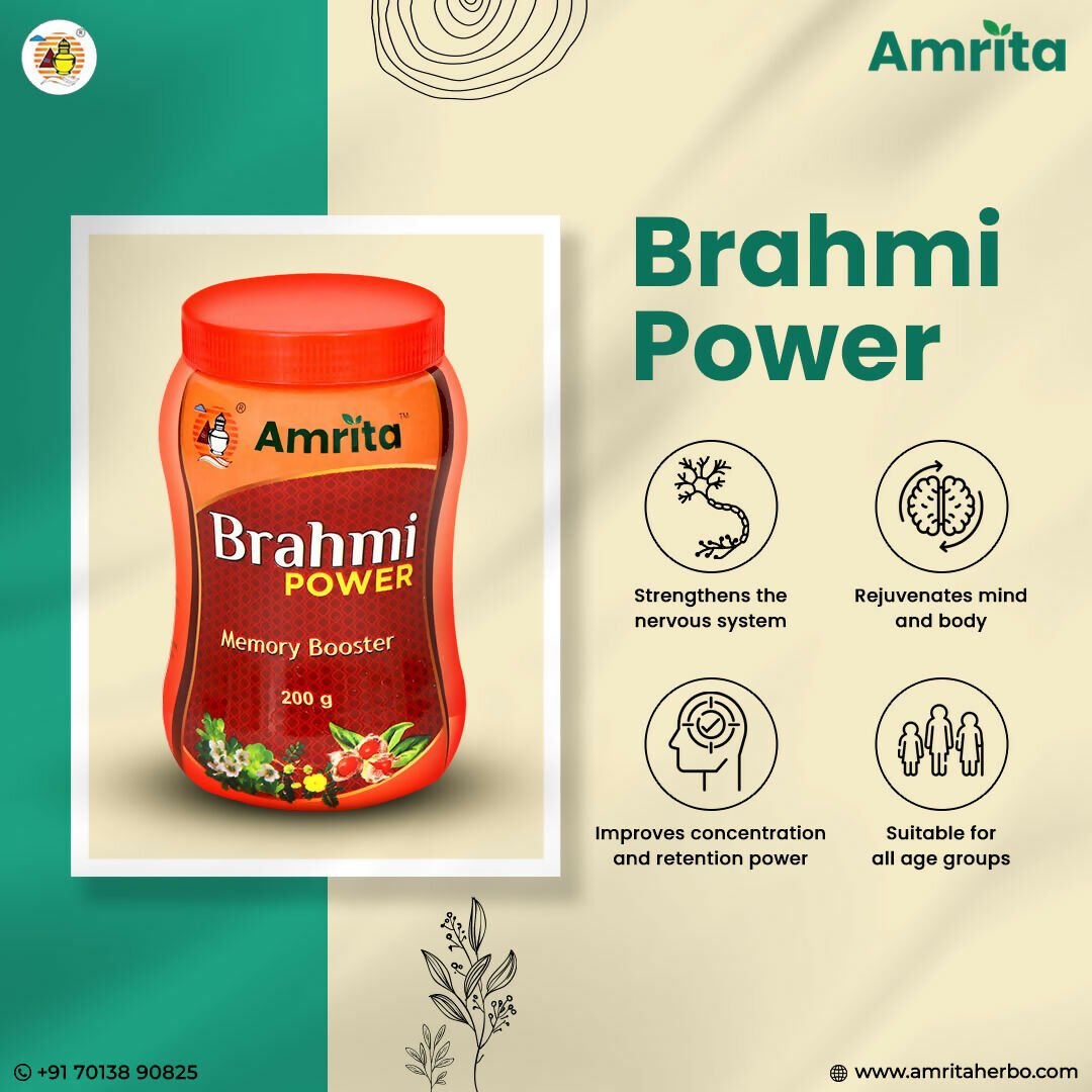 Amrita Brahmi Power Granules - Swadesiicart