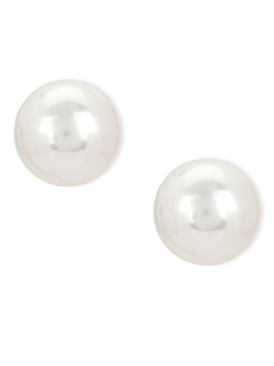 Pearl Studs (20 MM)- Ruby Raang | Swadesiicart