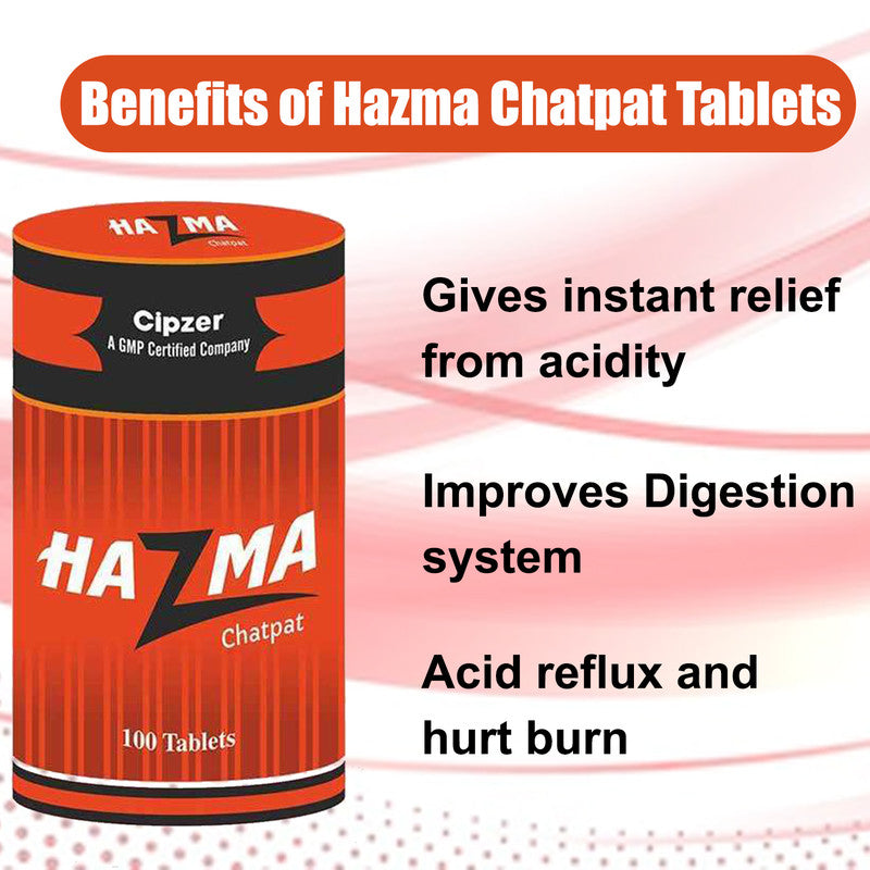 Cipzer Hazma Chatpat Tablets - Swadesiicart