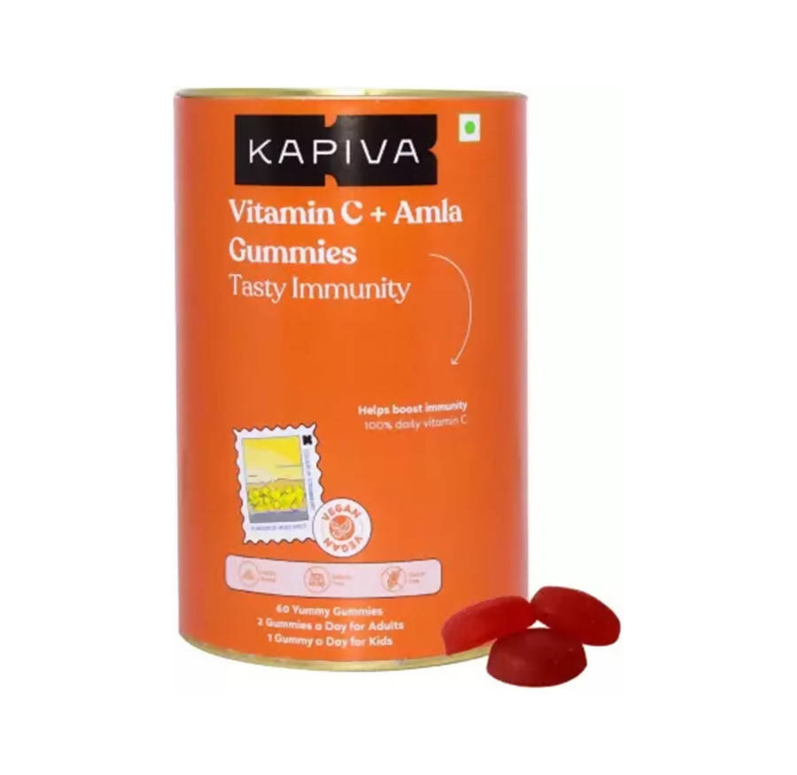 Kapiva Ayurveda Vitamin C + Amla Gummies - Tasty Immunity | Swadesiicart