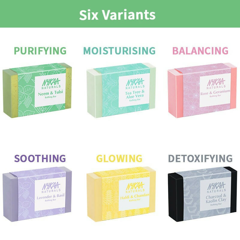 Nykaa Naturals Neem & Tulsi Purifying Bathing Soap - Swadesiicart