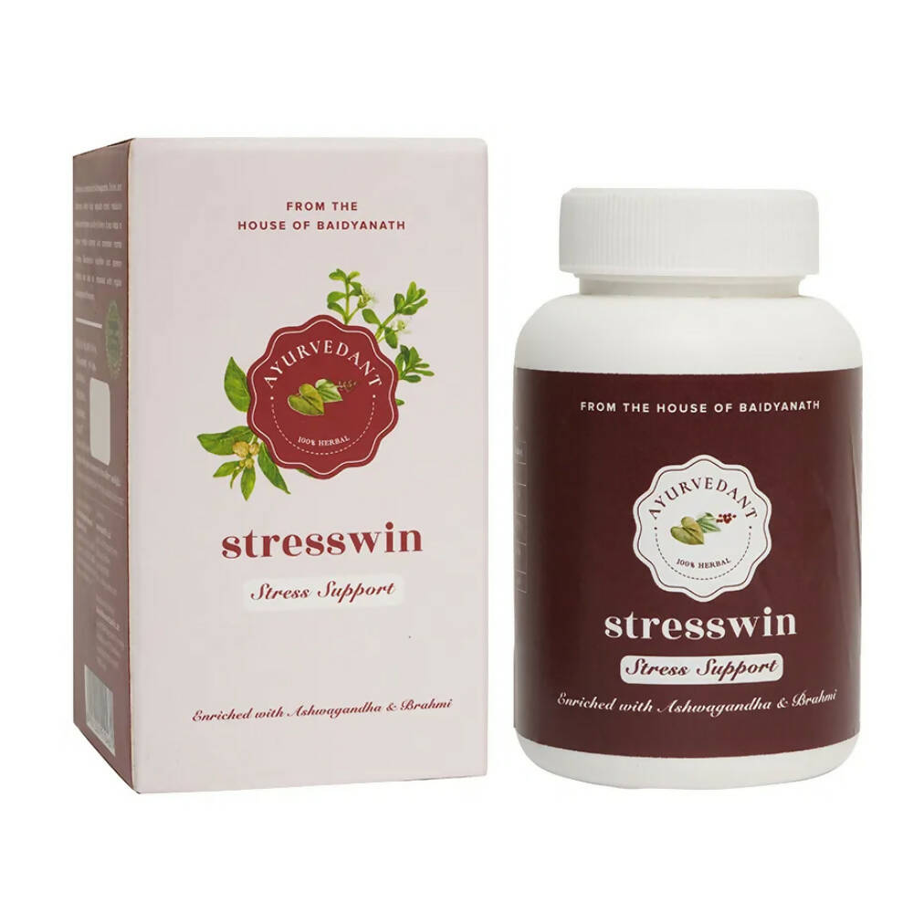 Baidyanath Jhansi Ayurvedant Stresswin Capsules | Swadesiicart